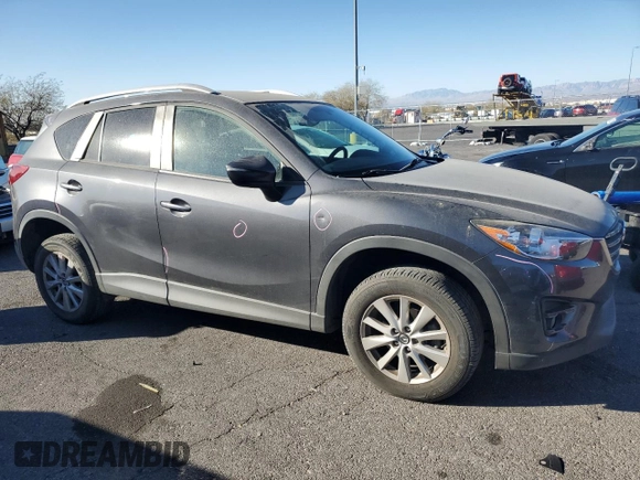 2016 Mazda CX-5 Touring with VIN JM3KE2CYXG0906293, listed as a Copart auction lot 46484185 with 89,544 mi miles and Salvage Title. Bid and sale history available at carsss.com. Image 4.