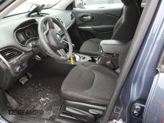 2021 Jeep Cherokee Latitude with VIN 1C4PJLCB3MD196105, listed as a Copart auction lot 44984435 with 32,155 mi miles and Salvage Title. Bid and sale history available at carsss.com. Image 7.