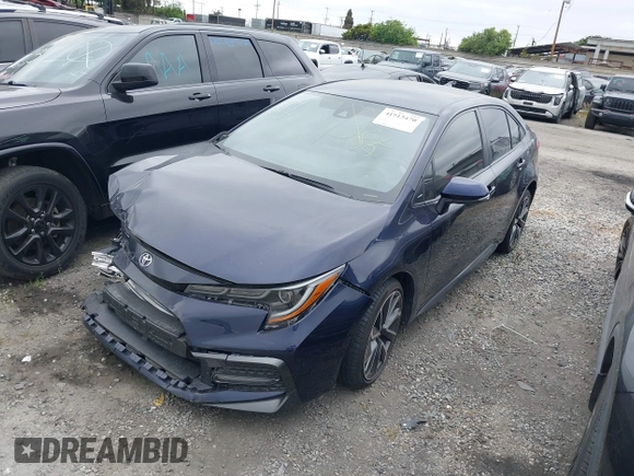 2020 Toyota Corolla SE with VIN JTDS4RCE1LJ037484, listed as a IAAI auction lot 41913470 with 37,009 mi miles and . Bid and sale history available at DreamBid. Image 18.