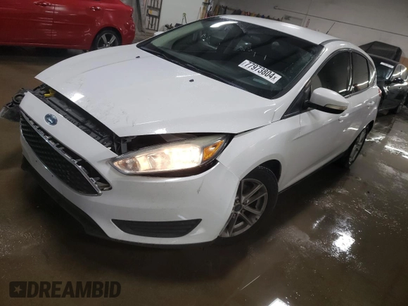 2015 Ford Focus SE with VIN 1FADP3K26FL223377, listed as a Copart auction lot 77973804 with 115,459 mi miles and Salvage Title. Bid and sale history available at carsss.com. Image 1.