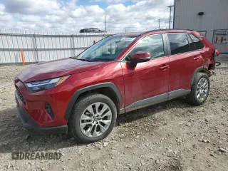 2024 Toyota RAV4 XLE Premium with VIN 2T3A1RFV0RW478467, listed as a Copart auction lot 52505305 with 7,367 mi miles and Salvage Title. Bid and sale history available at carsss.com. Image 1.