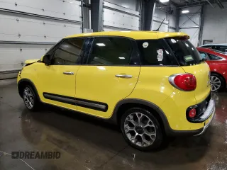 2014 FIAT 500L Trekking with VIN ZFBCFADH9EZ028757, listed as a Copart auction lot 77697094 with 0 mi miles and Salvage Title. Bid and sale history available at carsss.com. Image 2.