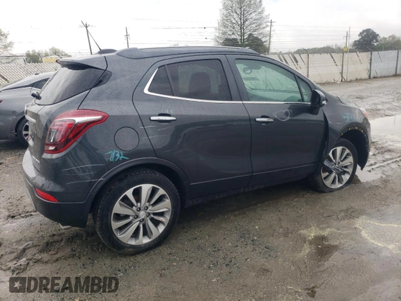 2018 Buick Encore Preferred with VIN KL4CJASBXJB669665, listed as a Copart auction lot 52557365 with 49,327 mi miles and Salvage Title. Bid and sale history available at DreamBid. Image 3.