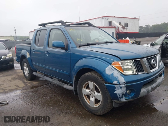 2005 Nissan Frontier LE with VIN 1N6AD07W55C438180, listed as a IAAI auction lot 42611550 with 166,700 mi miles and . Bid and sale history available at DreamBid. Image 1.