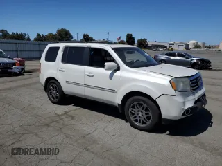 2013 Honda Pilot Touring with VIN 5FNYF4H95DB016049, listed as a Copart auction lot 61012725 with 104,252 mi miles and Salvage title. Bid and sale history available at DreamBid. Image 4.