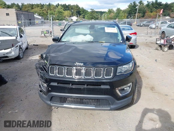 2020 Jeep Compass Limited with VIN 3C4NJDCB1LT209102, listed as a IAAI auction lot 40428626 with 54,103 mi miles and . Bid and sale history available at DreamBid. Image 11.