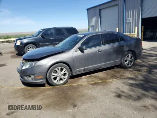 2012 Ford Fusion SE with VIN 3FAHP0HA1CR355314, listed as a Copart auction lot 53166705 with 130,820 mi miles and Salvage title. Bid and sale history available at DreamBid. Image 1.