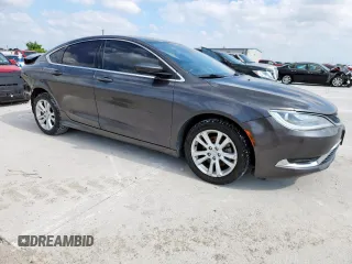 2015 Chrysler 200 Limited with VIN 1C3CCCAB8FN660082, listed as a Copart auction lot 58860255 with 145,603 mi miles and Salvage title. Bid and sale history available at DreamBid. Image 4.