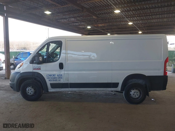 2021 Ram ProMaster Cargo Van with VIN 3C6LRVAG9ME521265, listed as a IAAI auction lot 41742552 with 47,020 mi miles. Bid and sale history available at carsss.com. Image 14.