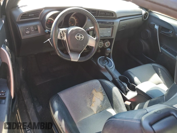 2013 Scion tC with VIN JTKJF5C76D3051704, listed as a Copart auction lot 46220345 with 177,087 mi miles and Salvage Title. Bid and sale history available at carsss.com. Image 8.