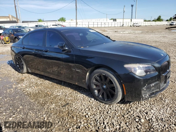 2010 BMW 7 Series 750Li xDrive with VIN WBAKC8C57AC431230, listed as a Copart auction lot 55294635 with 109,822 mi miles and Clean Title. Bid and sale history available at DreamBid. Image 4.