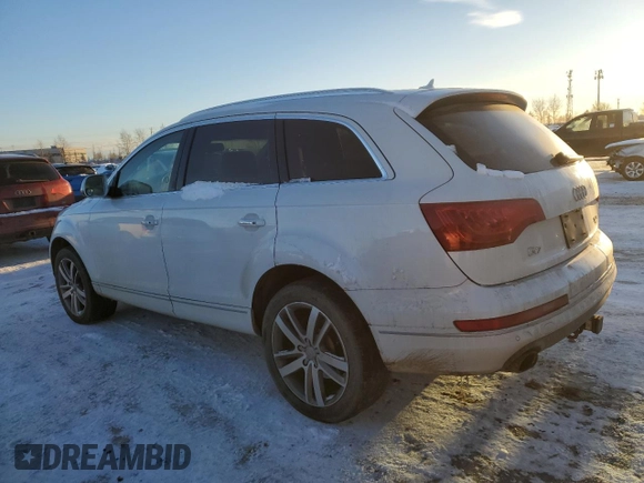 2013 Audi Q7 with VIN WA1VGCFE5DD008027, listed as a Copart auction lot 87247074 with Not provided miles and Clean title. Bid and sale history available at DreamBid. Image 2.