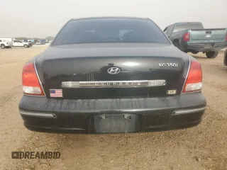 2002 Hyundai XG350 L with VIN KMHFU45E82A175616, listed as a Copart auction lot 47496675 with 60,801 mi miles and Salvage Title. Bid and sale history available at carsss.com. Image 6.