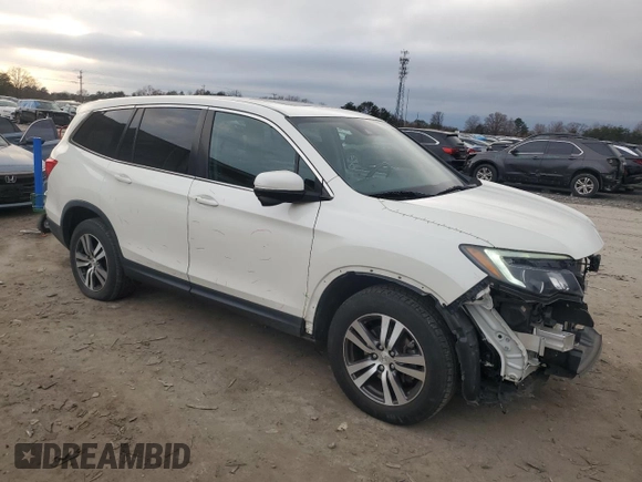 2018 Honda Pilot EX-L with VIN 5FNYF6H64JB040789, listed as a Copart auction lot 85667954 with 84,575 mi miles and Salvage title. Bid and sale history available at DreamBid. Image 4.