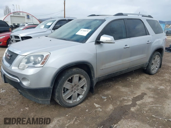 2010 GMC Acadia SLT2 with VIN 1GKLVNED0AJ164842, listed as a IAAI auction lot 41746075 with 186,567 mi miles and . Bid and sale history available at DreamBid. Image 2.