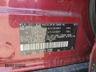 2023 Toyota RAV4 XLE with VIN 2T3P1RFV2PW396215, listed as a Copart auction lot 63398445 with 43,679 mi miles and Salvage title. Bid and sale history available at DreamBid. Image 13.