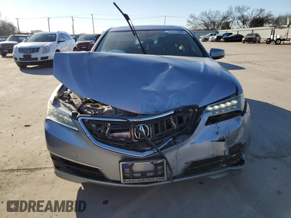 2015 Acura TLX V6 with VIN 19UUB2F39FA021135, listed as a Copart auction lot 47417085 with 104,997 mi miles and Salvage Title. Bid and sale history available at carsss.com. Image 5.