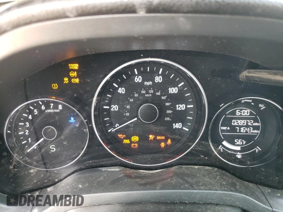 2018 Honda HR-V EX-L with VIN 3CZRU6H70JM701159, listed as a Copart auction lot 47789435 with 28,972 mi miles and Salvage Title. Bid and sale history available at carsss.com. Image 9.