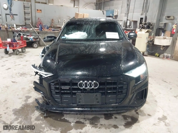 2019 Audi Q8 Premium Plus with VIN WA1EVAF18KD037817, listed as a IAAI auction lot 41922109 with 54,602 mi miles. Bid and sale history available at carsss.com. Image 12.