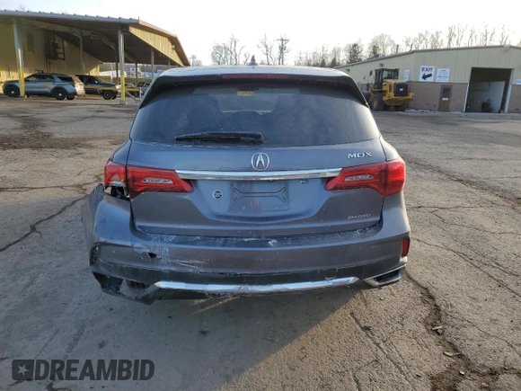 2020 Acura MDX with VIN 5J8YD4H32LL044213, listed as a Copart auction lot 43228305 with 63,499 mi miles and Salvage Title. Bid and sale history available at carsss.com. Image 6.