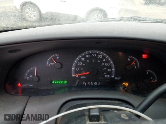 2003 Ford F-150 XL with VIN 2FTRX18L83CB15269, listed as a Copart auction lot 48036555 with 209,097 mi miles and Salvage Title. Bid and sale history available at carsss.com. Image 9.