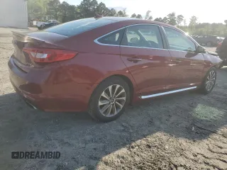 2016 Hyundai Sonata Sport with VIN 5NPE34AF6GH354691, listed as a Copart auction lot 52252505 with 98,793 mi miles and Salvage Title. Bid and sale history available at DreamBid. Image 3.