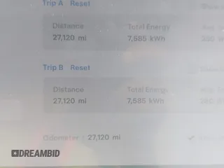 2023 Tesla Model Y Long Range with VIN 7SAYGAEEXPF776370, listed as a IAAI auction lot 42127512 with 27,120 mi miles and . Bid and sale history available at DreamBid. Image 16.