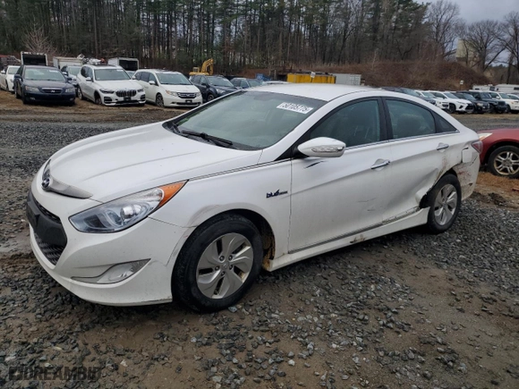 2015 Hyundai Sonata Hybrid Limited with VIN KMHEC4A4XFA138925, listed as a Copart auction lot 50105775 with 206,731 mi miles and Clean Title. Bid and sale history available at carsss.com. Image 1.