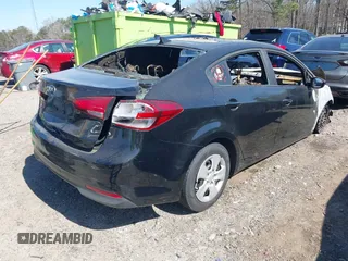 2017 Kia Forte LX with VIN 3KPFK4A70HE129754, listed as a IAAI auction lot 41626176 with 1 mi miles. Bid and sale history available at carsss.com. Image 4.