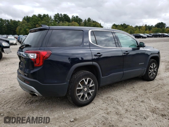 2021 GMC Acadia SLE with VIN 1GKKNRL49MZ143919, listed as a Copart auction lot 72764194 with 80,819 mi miles and Salvage Title. Bid and sale history available at carsss.com. Image 3.