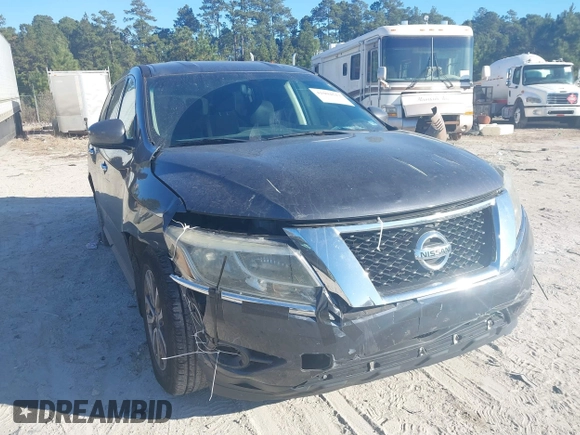 2014 Nissan Pathfinder SV with VIN 5N1AR2MM5EC690851, listed as a IAAI auction lot 41004513 with 167,526 mi miles and . Bid and sale history available at DreamBid. Image 6.