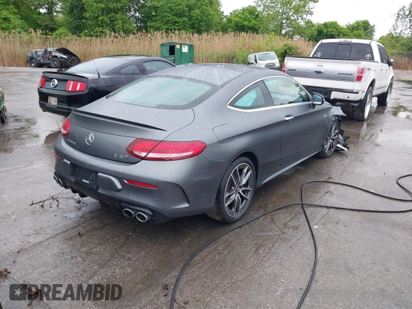 2023 Mercedes-Benz C 43 AMG with VIN W1KWJ6EB3PG118300, listed as a IAAI auction lot 42231738 with 43,304 mi miles and . Bid and sale history available at DreamBid. Image 4.