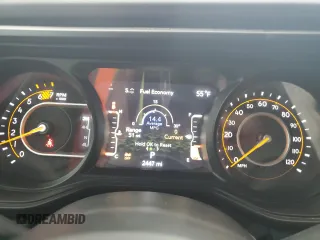 2024 Jeep Wrangler Rubicon with VIN 1C4PJXFG9RW346079, listed as a Copart auction lot 44136565 with 2,447 mi miles and Salvage Title. Bid and sale history available at DreamBid. Image 9.