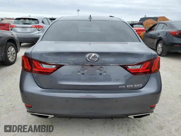 2015 Lexus GS 350 with VIN JTHCE1BL6FA009931, listed as a Copart auction lot 76609264 with Not Provided miles and Salvage Title. Bid and sale history available at DreamBid. Image 6.