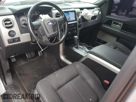 2010 Ford F-150 XL with VIN 1FTEW1C81AKB37935, listed as a Copart auction lot 62644595 with 185,465 mi miles and Salvage title. Bid and sale history available at DreamBid. Image 8.