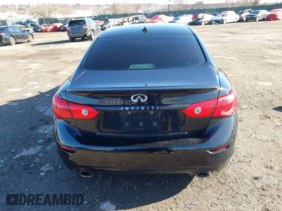 2016 Infiniti Q50 3.0t Red Sport 400 with VIN JN1FV7AR9GM451130, listed as a IAAI auction lot 41847805 with 89,146 mi miles. Bid and sale history available at carsss.com. Image 17.
