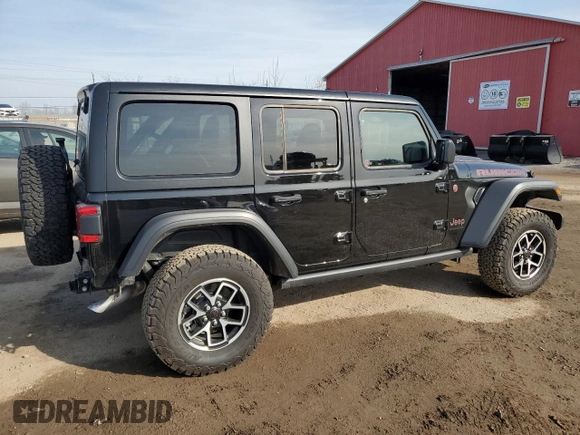 2024 Jeep Wrangler Rubicon с VIN 1C4PJXFG2RW275534, выставлен на аукционе Copart как лот 48775095 с пробегом 705 миль миль и Списание • Salvage title. История ставок и продаж доступна на DreamBid. Изображение 3.