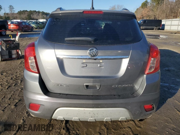 2014 Buick Encore with VIN KL4CJASB9EB595001, listed as a Copart auction lot 41593305 with 125,580 mi miles and Salvage Title. Bid and sale history available at carsss.com. Image 6.