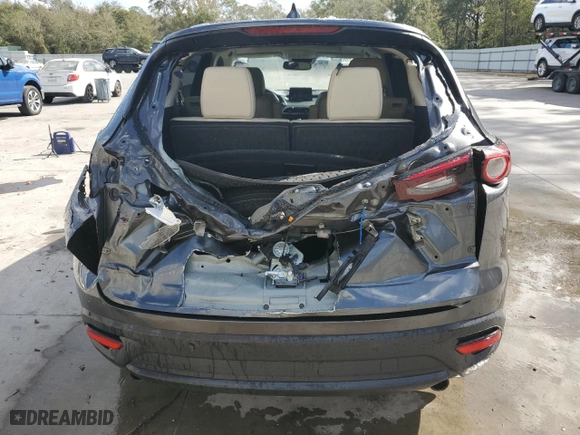 2020 Mazda CX-9 Touring with VIN JM3TCACY6L0423284, listed as a Copart auction lot 78365454 with 55,048 mi miles and Salvage Title. Bid and sale history available at carsss.com. Image 6.