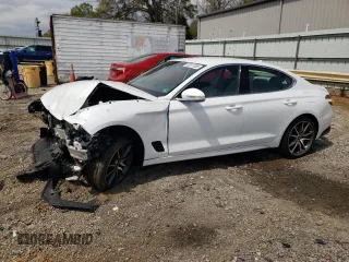 2023 Genesis G70 2.0T z VIN KMTG34TA6PU131925, wystawiony jako Copart lot #52611895 z przebiegiem 30 474 mil mil oraz Szkody całkowita. Historia ofert i sprzedaży dostępna na DreamBid. Obrazek 1.