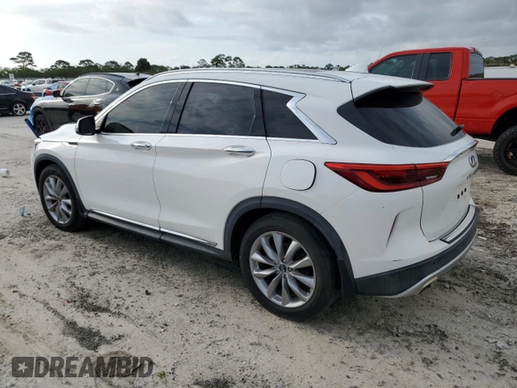 2019 Infiniti QX50 Essential z VIN 3PCAJ5M1XKF146248, wystawiony jako Copart lot #48000245 z przebiegiem 29 903 mil mil oraz Szkoda całkowita • Salvage title. Historia ofert i sprzedaży dostępna na DreamBid. Obrazek 2.