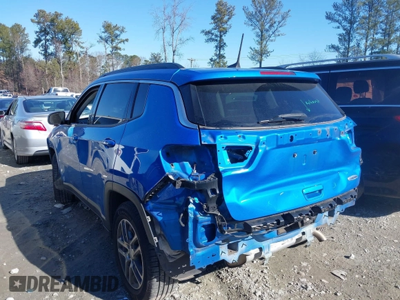 2019 Jeep Compass Latitude with VIN 3C4NJCBB6KT802481, listed as a IAAI auction lot 41315161 with 72,755 mi miles and . Bid and sale history available at carsss.com. Image 14.