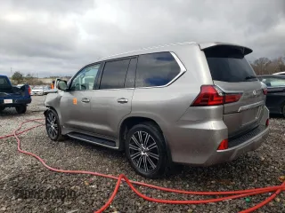 2020 Lexus LX with VIN JTJDY7AX5L4314834, listed as a Copart auction lot 87259254 with 0 mi miles and Salvage Title. Bid and sale history available at carsss.com. Image 2.