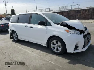 2019 Toyota Sienna L with VIN 5TDZZ3DC2KS003341, listed as a Copart auction lot 79561454 with 55,775 mi miles and Salvage Title. Bid and sale history available at carsss.com. Image 4.