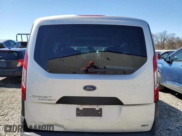 2017 Ford Transit Connect XL with VIN NM0GE9E7XH1323646, listed as a Copart auction lot 47919185 with 86,186 mi miles and Salvage title. Bid and sale history available at DreamBid. Image 6.