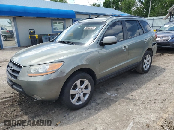 2009 Hyundai Santa Fe Limited with VIN 5NMSH13E99H256486, listed as a Copart auction lot 55620925 with 271,499 mi miles and Salvage title. Bid and sale history available at DreamBid. Image 1.