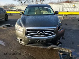 2013 Infiniti JX35 with VIN 5N1AL0MM9DC304341, listed as a Copart auction lot 43156525 with 32,577 mi miles and Salvage Title. Bid and sale history available at carsss.com. Image 5.