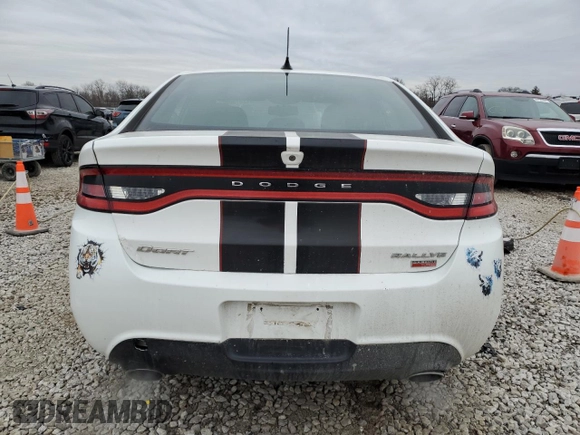 2013 Dodge Dart Rallye with VIN 1C3CDFBH2DD234229, listed as a Copart auction lot 42613005 with 114,037 mi miles and Salvage Title. Bid and sale history available at carsss.com. Image 6.