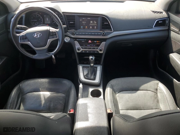 2017 Hyundai Elantra SE with VIN 5NPD84LF3HH197701, listed as a Copart auction lot 48785035 with 27,019 mi miles and Salvage Title. Bid and sale history available at carsss.com. Image 8.