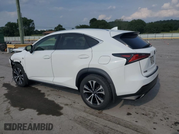 2020 Lexus NX 300 F Sport z VIN JTJSARDZ1L2235368, wystawiony jako Copart lot #59617305 z przebiegiem 53 181 mil mil oraz Szkoda całkowita • Salvage title. Historia ofert i sprzedaży dostępna na DreamBid. Obrazek 2.